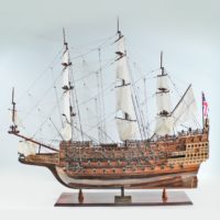 Handgefertigtes Schiffsmodell aus Holz der Sovereign of the Seas