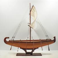 Handgefertigtes Schiffsmodell aus Holz des Aegypten Bootes