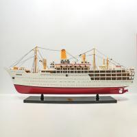 Handgefertigtes Schiffsmodell aus Holz der Arcadia