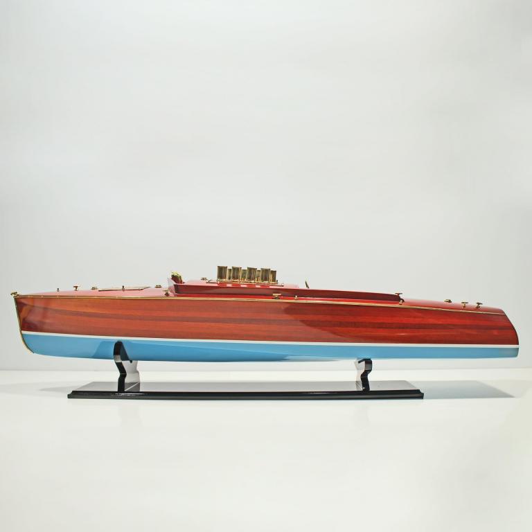 Handgefertigtes Schiffsmodell aus Holz der Dixie 2