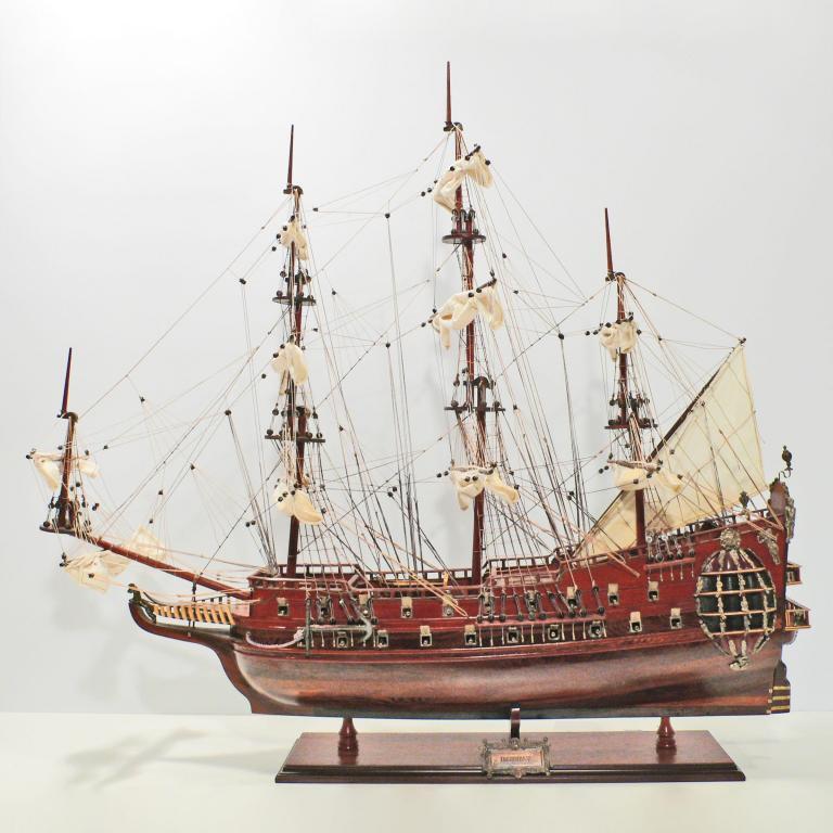 Handgefertigtes Schiffsmodell aus Holz der Fairfax