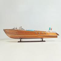 Handgefertigtes Schiffsmodell aus Holz der Riva Aquarama