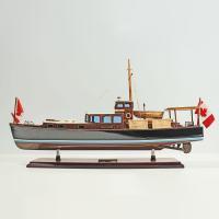 Handgefertigtes Schiffsmodell aus Holz der Dolphin